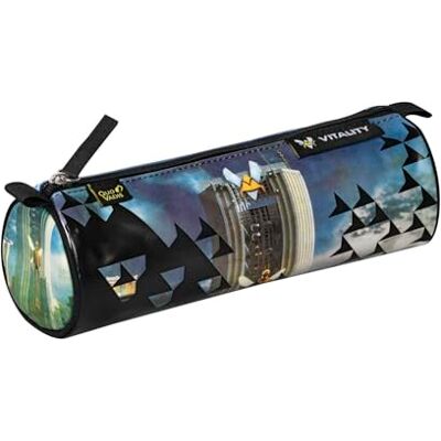 QUO VADIS – Estuche escolar – Redondo – Vitality – Multicolor – 8 x 23 x 8 cm – Lona (poliéster) – 1 compartimento (s) QUO VADIS – Estuche escolar – Redondo – Vitality – Multicolor – 8 x 23 x 8 cm – Lona (poliéster) – 1 compartimento (s)