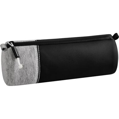 Brunnen Estuche para lápices, Color Gris Claro, Negro Brunnen Estuche para lápices, Color Gris Claro, Negro