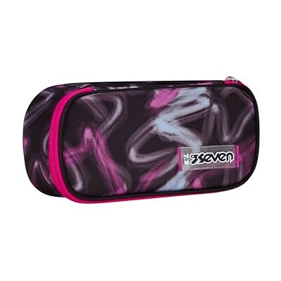 Seven Portalápices Escolar Round Plus, Negro, Rosa, Blurred Pink, bolsita Ovalada con Bolsillo Interior y Gomas Porta bolígrafos, Accesorios Mochila, elementales, Medios, Superiores, niña, Negro, Seven Portalápices Escolar Round Plus, Negro, Rosa, Blurred Pink, bolsita Ovalada con Bolsillo Interior y Gomas Porta bolígrafos, Accesorios Mochila, elementales, Medios, Superiores, niña, Negro,