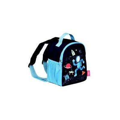 Thermos Bolsa de almuerzo aislada para niños, astronauta y espacio, color azul, 4 l, mochila infantil con correas ajustables y compartimentos laterales, ideal para guarderías y guarderías, sin BPA ni Thermos Bolsa de almuerzo aislada para niños, astronauta y espacio, color azul, 4 l, mochila infantil con correas ajustables y compartimentos laterales, ideal para guarderías y guarderías, sin BPA ni