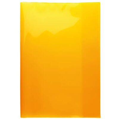 HERMA Sobres A4 transparente naranja, 10 unidades, fundas de polipropileno resistente, lavable y extra grueso, juego de fundas transparentes para cuadernos escolares, de colores HERMA Sobres A4 transparente naranja, 10 unidades, fundas de polipropileno resistente, lavable y extra grueso, juego de fundas transparentes para cuadernos escolares, de colores