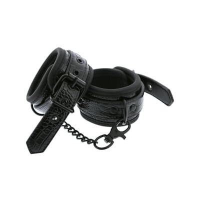 DREAM TOYS BLAZE HANDCUFF CROCO BLACK DREAM TOYS BLAZE HANDCUFF CROCO BLACK