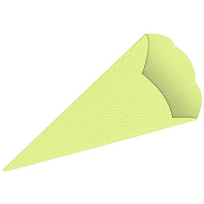Ursus - Cucurucho Escolar 3D con Forma Hexagonal, Altura 68 cm. Diámetro: Aprox. 20 cm, 5 Unidades de Color Verde Manzana (Buntpapierfabrik Ludwig Bähr GmbH & Co. KG ) Ursus - Cucurucho Escolar 3D con Forma Hexagonal, Altura 68 cm. Diámetro: Aprox. 20 cm, 5 Unidades de Color Verde Manzana (Buntpapierfabrik Ludwig Bähr GmbH & Co. KG )