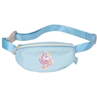 Depesche 14037 Ylvi Sugar Pop: Bolso Bandolera pequeño en Azul Claro, con Motivo de Unicornio y Purpurina, Bandolera con Correa Ajustable en Longitud. Depesche 14037 Ylvi Sugar Pop: Bolso Bandolera pequeño en Azul Claro, con Motivo de Unicornio y Purpurina, Bandolera con Correa Ajustable en Longitud.