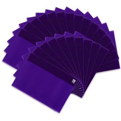 Oxford Landre Paquete de 25 cubiertas de encuadernación A4, violeta Oxford Landre Paquete de 25 cubiertas de encuadernación A4, violeta
