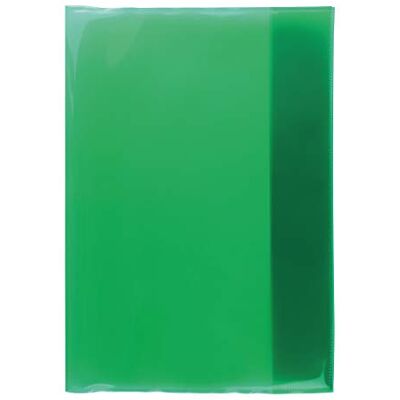 HERMA Fundas A4 transparentes verdes, 10 unidades, fundas de polipropileno resistente, lavable y extragrueso, juego de fundas transparentes para cuadernos escolares, de colores HERMA Fundas A4 transparentes verdes, 10 unidades, fundas de polipropileno resistente, lavable y extragrueso, juego de fundas transparentes para cuadernos escolares, de colores