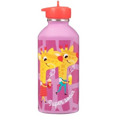 Botella de agua de acero inoxidable Draeger Paris Rosa para niños - Regalo para hermanas - 300ml Botella de agua de acero inoxidable Draeger Paris Rosa para niños - Regalo para hermanas - 300ml