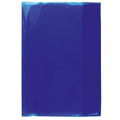 HERMA sobres A4 azul transparente, 10 unidades, fundas de polipropileno resistente, lavable y extragrueso, juego de fundas transparentes para cuadernos escolares, de colores HERMA sobres A4 azul transparente, 10 unidades, fundas de polipropileno resistente, lavable y extragrueso, juego de fundas transparentes para cuadernos escolares, de colores