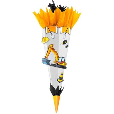 Goldbuch Juego de manualidades para bolsas escolares, excavadora, bolsa de azúcar 3D de aprox. 70 cm, bolsa escolar para manualidades y diseños, bolsa de regalo para niños y niñas, de cartón, Goldbuch Juego de manualidades para bolsas escolares, excavadora, bolsa de azúcar 3D de aprox. 70 cm, bolsa escolar para manualidades y diseños, bolsa de regalo para niños y niñas, de cartón,