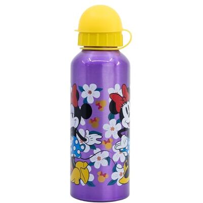 Stor Botella de Agua Infantil Minnie Mouse de Aluminio 530ml con Boquilla Antigoteo y Tapón de Seguridad para Niños Colegio Deporte Stor Botella de Agua Infantil Minnie Mouse de Aluminio 530ml con Boquilla Antigoteo y Tapón de Seguridad para Niños Colegio Deporte