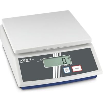 KERN Modello FEE Báscula de mesa (6 kg, legibilidad de 2 g), color gris claro y gris oscuro KERN Modello FEE Báscula de mesa (6 kg, legibilidad de 2 g), color gris claro y gris oscuro