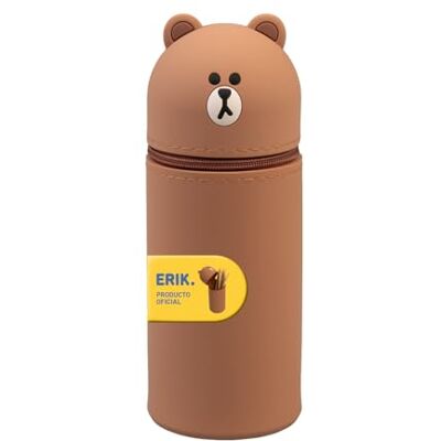 Grupo Erik Line Friends Estuche Escolar Oso Grupo Erik Line Friends Estuche Escolar Oso