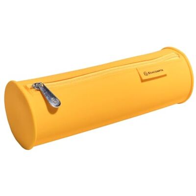 Exacompta Ref. 1 Estuche Redondo Pop'NCo de Silicona, Resistente y Lavable, Material Agradable al Tacto, Dimensiones 23 x 8 cm, 4 Colores aleatorios Exacompta Ref. 1 Estuche Redondo Pop'NCo de Silicona, Resistente y Lavable, Material Agradable al Tacto, Dimensiones 23 x 8 cm, 4 Colores aleatorios