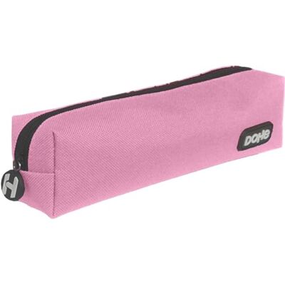 DOHE Estuche Escolar Pequeño Cierre de Cremallera, Forma Rectangular, Poliéster Resistente y Flexible, 21x5x6 cm, Material Escolar Icon Rosa DOHE Estuche Escolar Pequeño Cierre de Cremallera, Forma Rectangular, Poliéster Resistente y Flexible, 21x5x6 cm, Material Escolar Icon Rosa