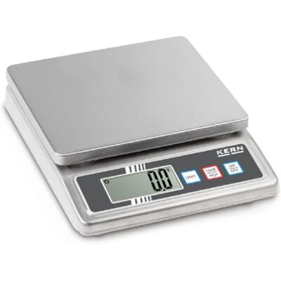 KERN Modello FOB Báscula de mesa, 500 g, rango de pesaje máximo, 100 mg de legibilidad, gris claro/gris oscuro KERN Modello FOB Báscula de mesa, 500 g, rango de pesaje máximo, 100 mg de legibilidad, gris claro/gris oscuro