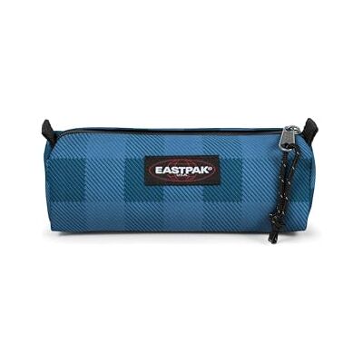 EASTPAK Estuche Individual Benchmark, Bolsa compacta de papelería con Cremallera y Gran Compartimento Principal, 6 x 20.5 x 7.5 cm, Azul a Cuadros EASTPAK Estuche Individual Benchmark, Bolsa compacta de papelería con Cremallera y Gran Compartimento Principal, 6 x 20.5 x 7.5 cm, Azul a Cuadros