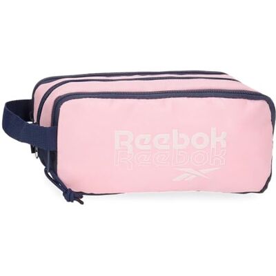Reebok Sidney Estuche Triple, Rosa, Poliéster Reebok Sidney Estuche Triple, Rosa, Poliéster