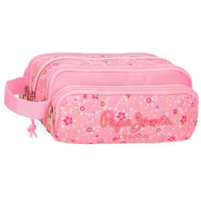 Pepe Jeans Alenka Rosa Estuche con Organizador Rosa 22x10x11 cms Poliéster 2,2L by Joumma Bags Pepe Jeans Alenka Rosa Estuche con Organizador Rosa 22x10x11 cms Poliéster 2,2L by Joumma Bags