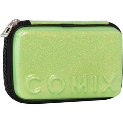 COMIX Estuche Escolar, Estuche Maxi Zip para niños y Adolescentes, con Juego de papelería Incluido, Carcasa rígida con Maxi Logo en Relieve y Tirador de Cremallera de Metal, 14,5 x 21 x 6,5 cm COMIX Estuche Escolar, Estuche Maxi Zip para niños y Adolescentes, con Juego de papelería Incluido, Carcasa rígida con Maxi Logo en Relieve y Tirador de Cremallera de Metal, 14,5 x 21 x 6,5 cm