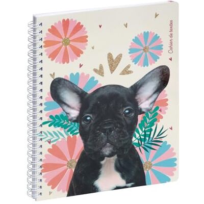 Exacompta Lovely Cuaderno de texto (17 x 22 cm), diseño de cachorro Exacompta Lovely Cuaderno de texto (17 x 22 cm), diseño de cachorro