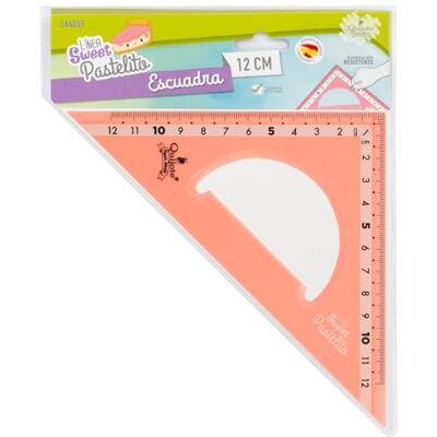 Starplast REGLAS DE PLÁSTICO QUIJOTE Reglas Sweet Pastelito, escuadra, medidas desde 9 hasta 30cm, colores pastel, con estuche de plástico, para uso escolar o universitario 2cm Naranja Starplast REGLAS DE PLÁSTICO QUIJOTE Reglas Sweet Pastelito, escuadra, medidas desde 9 hasta 30cm, colores pastel, con estuche de plástico, para uso escolar o universitario 2cm Naranja