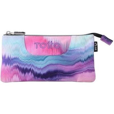Estuche Escolar Eco-friendly Totto Modelo 0Kd - Tres Compartimentos Estuche Escolar Eco-friendly Totto Modelo 0Kd - Tres Compartimentos