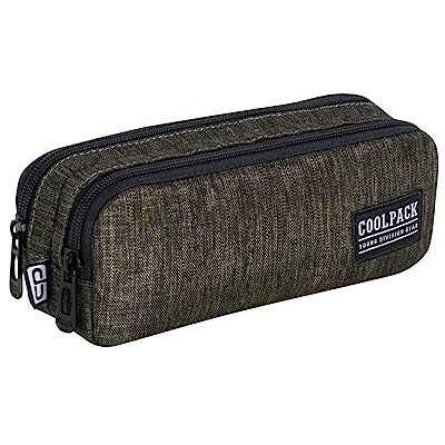 Coolpack , Estuche escolar CLIO SNOW OLIVE GREEN, Multicolor Coolpack , Estuche escolar CLIO SNOW OLIVE GREEN, Multicolor