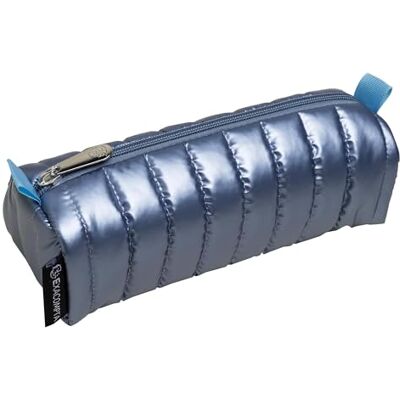 Exacompta Ref. 52420E – Cartón de 6 kits redondos doudoune – de poliéster inflado – fondo plano – efecto plumón, 22 x 8,5 x 7 cm – colores metalizados azul, caqui, rosa Exacompta Ref. 52420E – Cartón de 6 kits redondos doudoune – de poliéster inflado – fondo plano – efecto plumón, 22 x 8,5 x 7 cm – colores metalizados azul, caqui, rosa