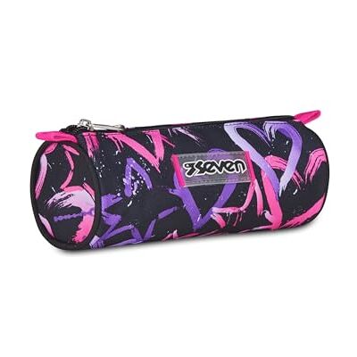 Seven Estuche Escolar para bolígrafos, Rosa, Accesorios Mochila, Escuela Primaria y Secundaria, niña, Rosa, Moderno Seven Estuche Escolar para bolígrafos, Rosa, Accesorios Mochila, Escuela Primaria y Secundaria, niña, Rosa, Moderno