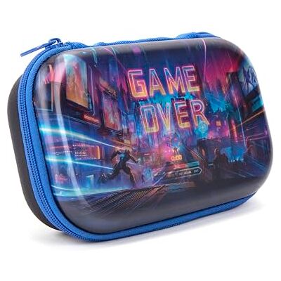 ZIPIT Estuche de Lápices 3D para Niños, Efecto Lenticular, Azul ZIPIT Estuche de Lápices 3D para Niños, Efecto Lenticular, Azul
