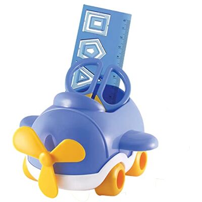 DOHE Set de escritorio infantil Avión Azul DOHE Set de escritorio infantil Avión Azul