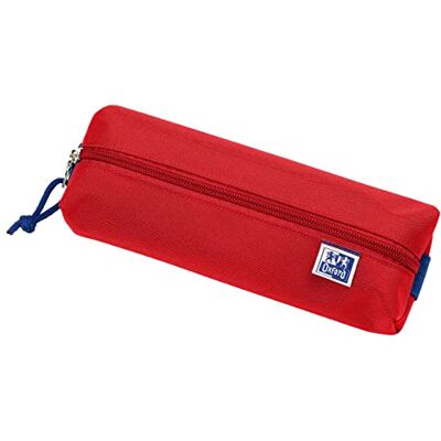 Oxford Estuche para lápices Rectangular para niñas y niños, Color Rojo Oxford Estuche para lápices Rectangular para niñas y niños, Color Rojo