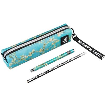 Grupo Erik Estuche Vincent Van GOG Museum con bolígrafo y lápiz con Goma de borrar – Estuche para niñas y niños Vangogh Regalos Escolares Grupo Erik Estuche Vincent Van GOG Museum con bolígrafo y lápiz con Goma de borrar – Estuche para niñas y niños Vangogh Regalos Escolares