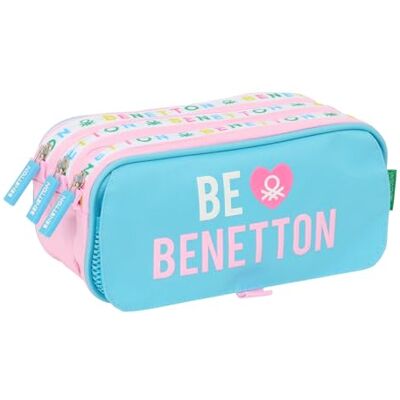 Safta BENETTON UNIQUE Portatodo Triple Big, Estuche Infantil, Estuche Niño, Ideal para Niños en Edad Escolar, Cómodo y Versátil, Calidad y Resistencia, 21.5x8x10 cm Safta BENETTON UNIQUE Portatodo Triple Big, Estuche Infantil, Estuche Niño, Ideal para Niños en Edad Escolar, Cómodo y Versátil, Calidad y Resistencia, 21.5x8x10 cm