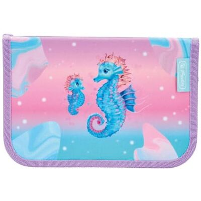 herlitz Estuche para lápices Plegable con Dos Chanclas, Funda de Material Escolar para niños, Juego de Utensilios funcionales para Estudiantes, Luces del océano herlitz Estuche para lápices Plegable con Dos Chanclas, Funda de Material Escolar para niños, Juego de Utensilios funcionales para Estudiantes, Luces del océano