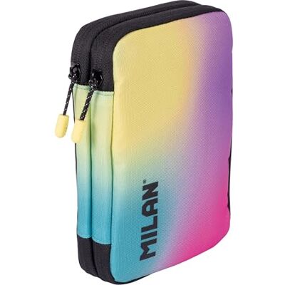 MILAN ® Plumier 2 Pisos con Contenido colección Sunset, Negro MILAN ® Plumier 2 Pisos con Contenido colección Sunset, Negro