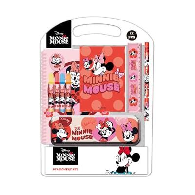 Safta MINNIE MOUSE NAIVE Set de Escritura, Estuche Regalo, Estuche Metálico, Plumier, Estuche Niño, Ideal para Niños, Cómodo y Versátil, Calidad y Resistencia, 27x3x37.5 cm Safta MINNIE MOUSE NAIVE Set de Escritura, Estuche Regalo, Estuche Metálico, Plumier, Estuche Niño, Ideal para Niños, Cómodo y Versátil, Calidad y Resistencia, 27x3x37.5 cm