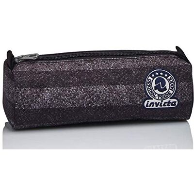 Invicta Estuche Bolsa para bolígrafos, Multicolor, Caja para artículos de papelería, Estuche para bolígrafos para niños y niñas Adolescentes, Material Escolar, Gris, ISCHOOLPACK Invicta Estuche Bolsa para bolígrafos, Multicolor, Caja para artículos de papelería, Estuche para bolígrafos para niños y niñas Adolescentes, Material Escolar, Gris, ISCHOOLPACK