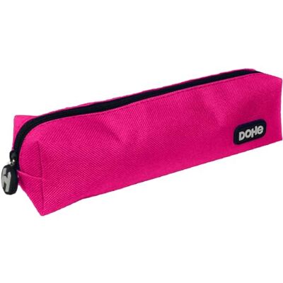 DOHE Estuche Escolar Pequeño Cierre de Cremallera, Forma Rectangular, Poliéster Resistente y Flexible, 21x5x6 cm, Material Escolar Icon Fucsia DOHE Estuche Escolar Pequeño Cierre de Cremallera, Forma Rectangular, Poliéster Resistente y Flexible, 21x5x6 cm, Material Escolar Icon Fucsia