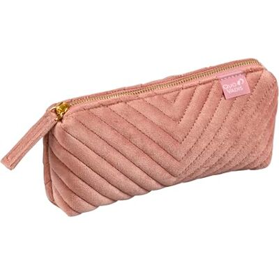 QUO VADIS Estuche Escolar Plate Colette Rosa Claro 22 x 10 x 3 cm 1 Compartimento, Rosa Claro, 22x10x3 cm, Clásico QUO VADIS Estuche Escolar Plate Colette Rosa Claro 22 x 10 x 3 cm 1 Compartimento, Rosa Claro, 22x10x3 cm, Clásico