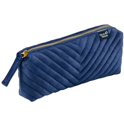 QUO VADIS – Estuche escolar – Plano – Colette – Azul – 22 x 10 x 3 cm – 1 compartimento (s) QUO VADIS – Estuche escolar – Plano – Colette – Azul – 22 x 10 x 3 cm – 1 compartimento (s)