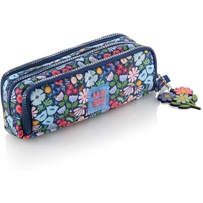 Miquelrius Estuche Escolar Triple Organizador, Portatodo Reciclado con 3 Compartimentos, Bolsillos Internos, Tiradores de Cuerda, Llavero, Vuelta al Cole, 21 x 7 x 9 cm, Spring Dawn Miquelrius Estuche Escolar Triple Organizador, Portatodo Reciclado con 3 Compartimentos, Bolsillos Internos, Tiradores de Cuerda, Llavero, Vuelta al Cole, 21 x 7 x 9 cm, Spring Dawn