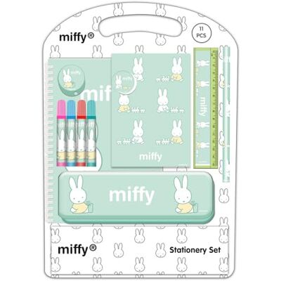 Safta MIFFY BUDDY Set de Escritura, Estuche Regalo, Estuche Metálico, Plumier, Estuche Niño, Ideal para Niños, Cómodo y Versátil, Calidad y Resistencia, 27x3x37.5 cm Safta MIFFY BUDDY Set de Escritura, Estuche Regalo, Estuche Metálico, Plumier, Estuche Niño, Ideal para Niños, Cómodo y Versátil, Calidad y Resistencia, 27x3x37.5 cm