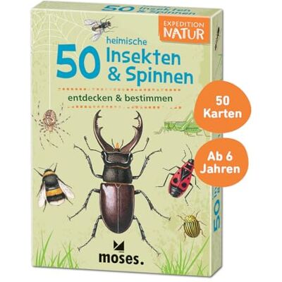 moses Expedition Natur 50 heimische Insekten & Spinnen: entdecken & bestimmen moses Expedition Natur 50 heimische Insekten & Spinnen: entdecken & bestimmen