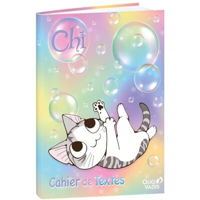 QUO VADIS – Cuaderno de texto – Francés – Chi – Multicolor – Diario – 15 x 21 cm – Papel Clairefontaine blanco – Fabricación francesa QUO VADIS – Cuaderno de texto – Francés – Chi – Multicolor – Diario – 15 x 21 cm – Papel Clairefontaine blanco – Fabricación francesa