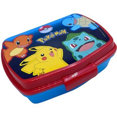 Stor , Pokemon, Sandwichera Infantil, Fiambrera Escolar para Almuerzo o Merienda, Rectangular, 1 Compartimento 17x14x6 CM Stor , Pokemon, Sandwichera Infantil, Fiambrera Escolar para Almuerzo o Merienda, Rectangular, 1 Compartimento 17x14x6 CM