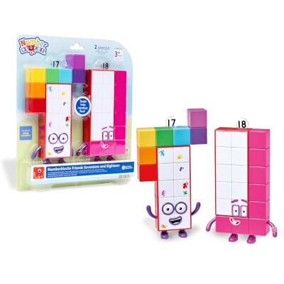 Learning Resources Numberblocks Amigos Diecisiete y Dieciocho Pack de Figuras, Mayores de 3 Años, Juguete Numberblocks, Aprendizaje de Conteo y Juego Imaginativo Learning Resources Numberblocks Amigos Diecisiete y Dieciocho Pack de Figuras, Mayores de 3 Años, Juguete Numberblocks, Aprendizaje de Conteo y Juego Imaginativo
