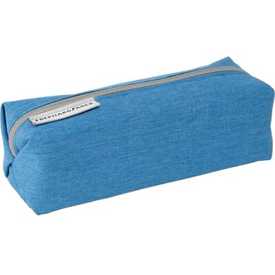 Eberhard Faber Estuche cuadrado en azul vaquero, estuche para niños y niñas, sin contenido Eberhard Faber Estuche cuadrado en azul vaquero, estuche para niños y niñas, sin contenido