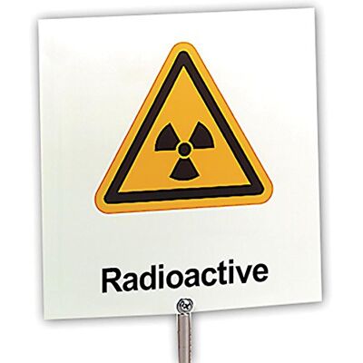 3B Scientific "Warnschild Radio Actividad '' 3B Scientific "Warnschild Radio Actividad ''