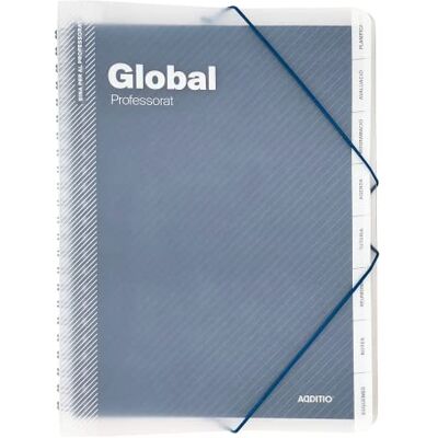 ADDITIO Carpeta Global para el profesorado Evaluación Agenda Tutoría Reuniones Tamaño 24 x 32 cm. Catalán Azul ADDITIO Carpeta Global para el profesorado Evaluación Agenda Tutoría Reuniones Tamaño 24 x 32 cm. Catalán Azul